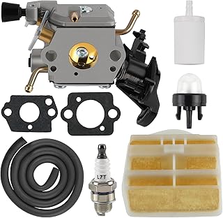 Carbhub C1M-EL37B Carburetor for Husqvarna 445 445E 450 450E Gas Chainsaw with Air Filter Tune Up Kit