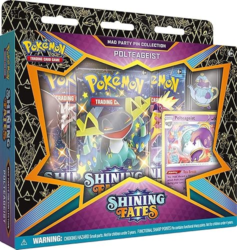 Pokemon Espada y escudo 4.5 Destinos brillantes Mad City Party Pin Gal Mr Rime