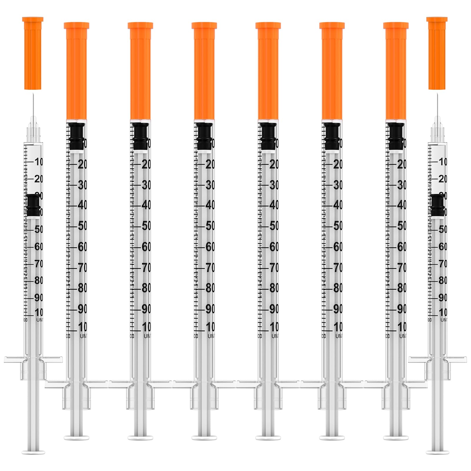 U-100 Disposable Syringes with Needle – 1ml/cc, 30G 5/16" (8mm), Individually Wrapped,100Pack — Amazon image 6