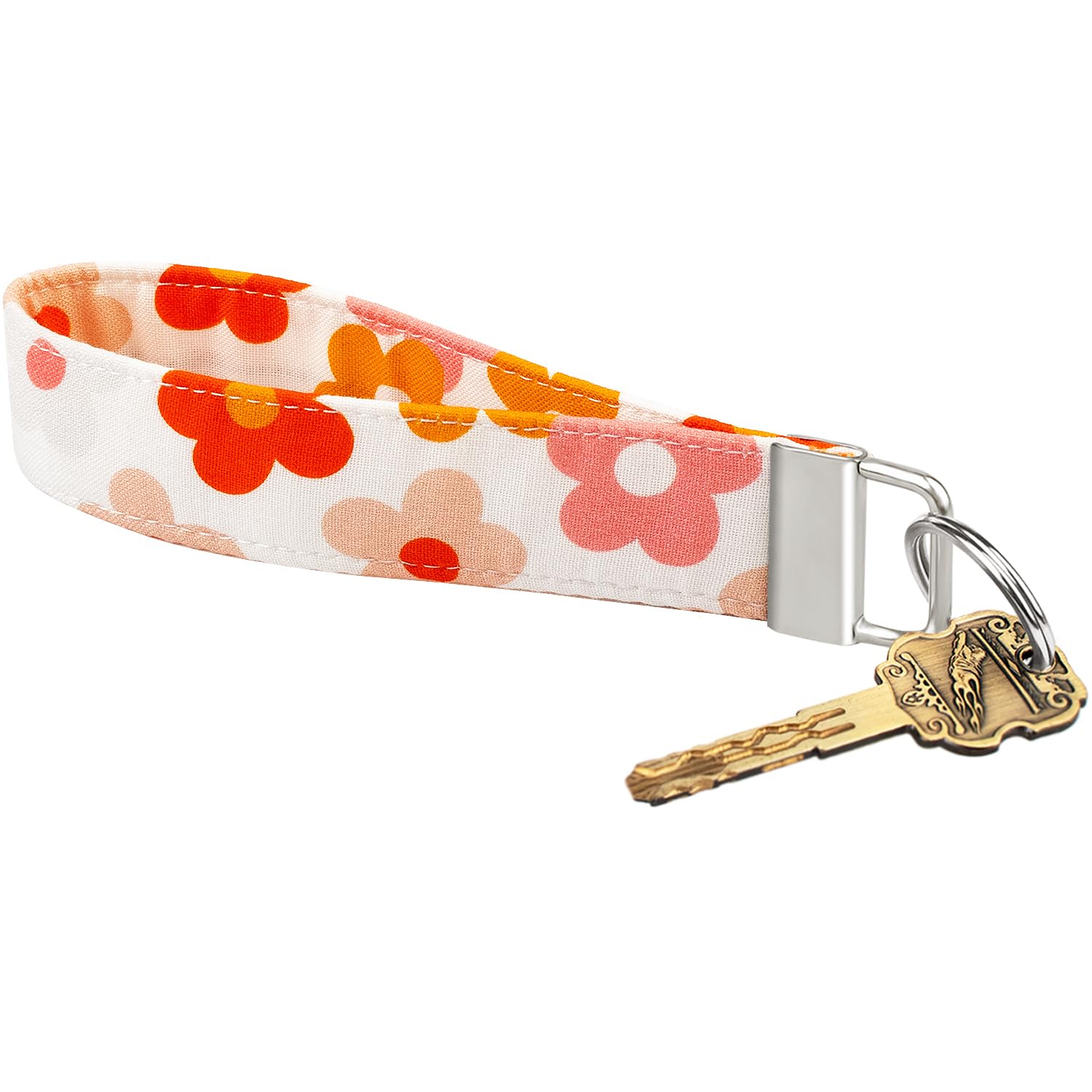 Celokiy Wrist Lanyard for Keys, Key Chain, Keychain Wristlet 5.7 Inches (Daisy)
