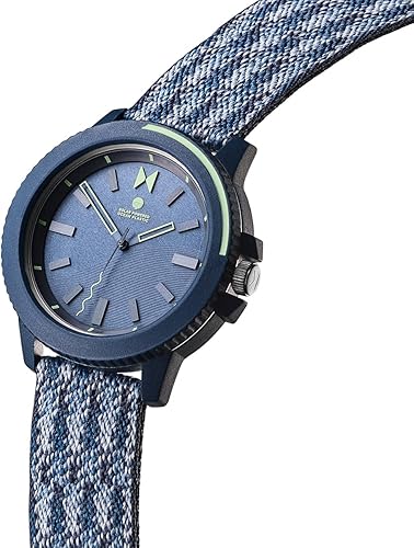 Miniatura 2 de MVMT El Ocean Plastic Reloj Unisex 38 MM Azul, Azul, Plástico Océano