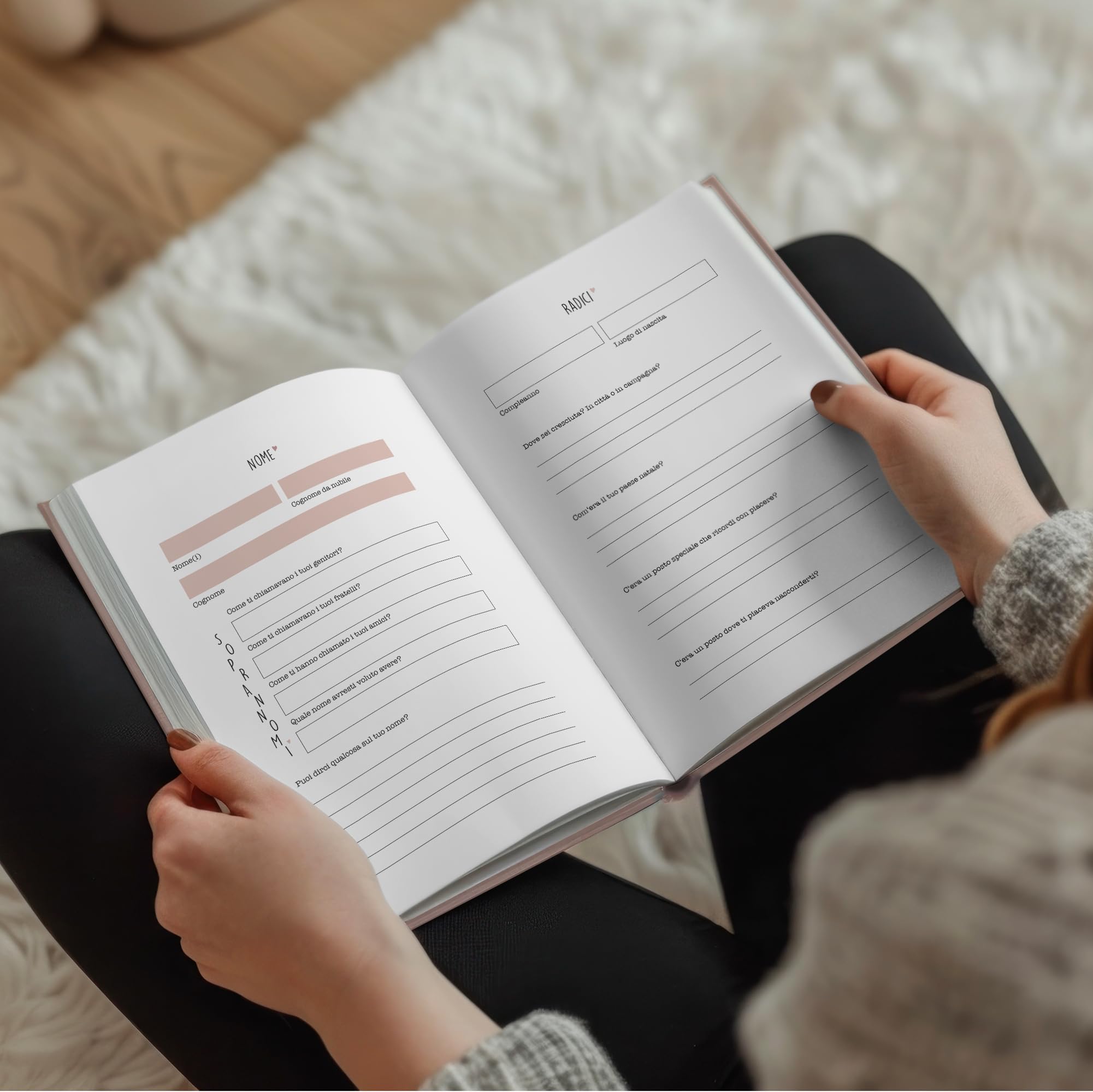Mamma, cosa ci racconti? – Libro da compilare per le mamme con tante domande diverse – Libro dei ricordi personali – Idea regalo per la mamma per il compleanno o la Festa della Mamma