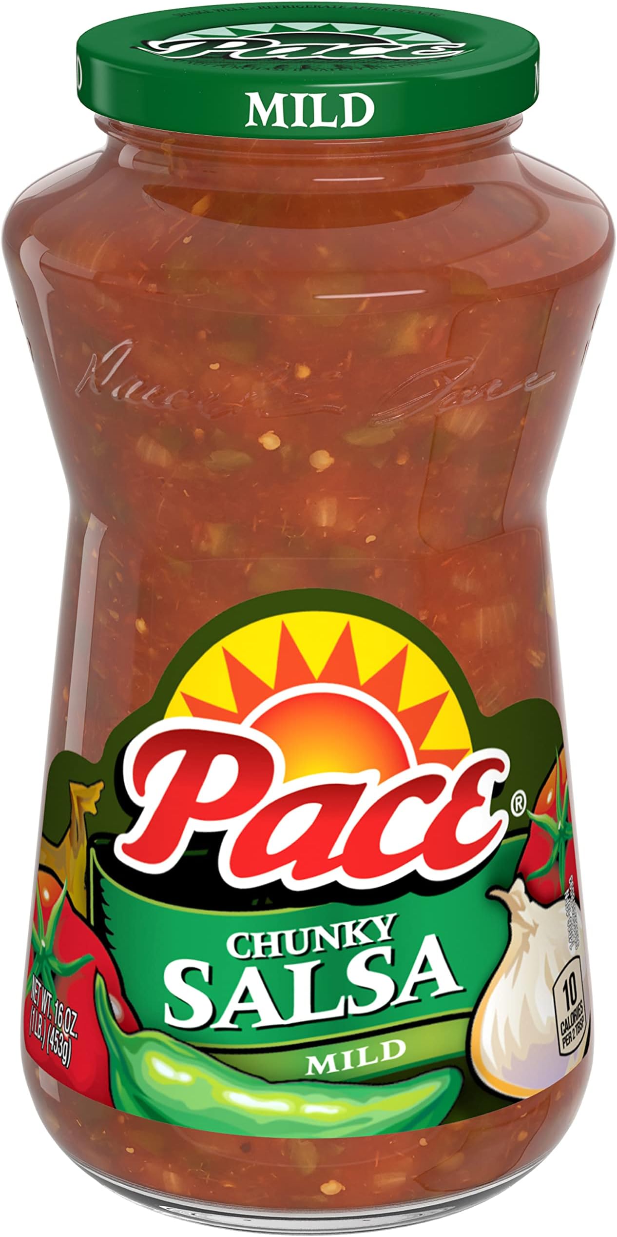 Pace Chunky Salsa, Mild, 16 oz. Jar