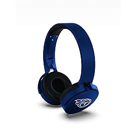 NFL Tennessee Titans Wireless Bluetooth Headphones, Team Color