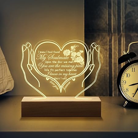 Custom Photo Frames Lights Personalized Boyfriend Girlfriend