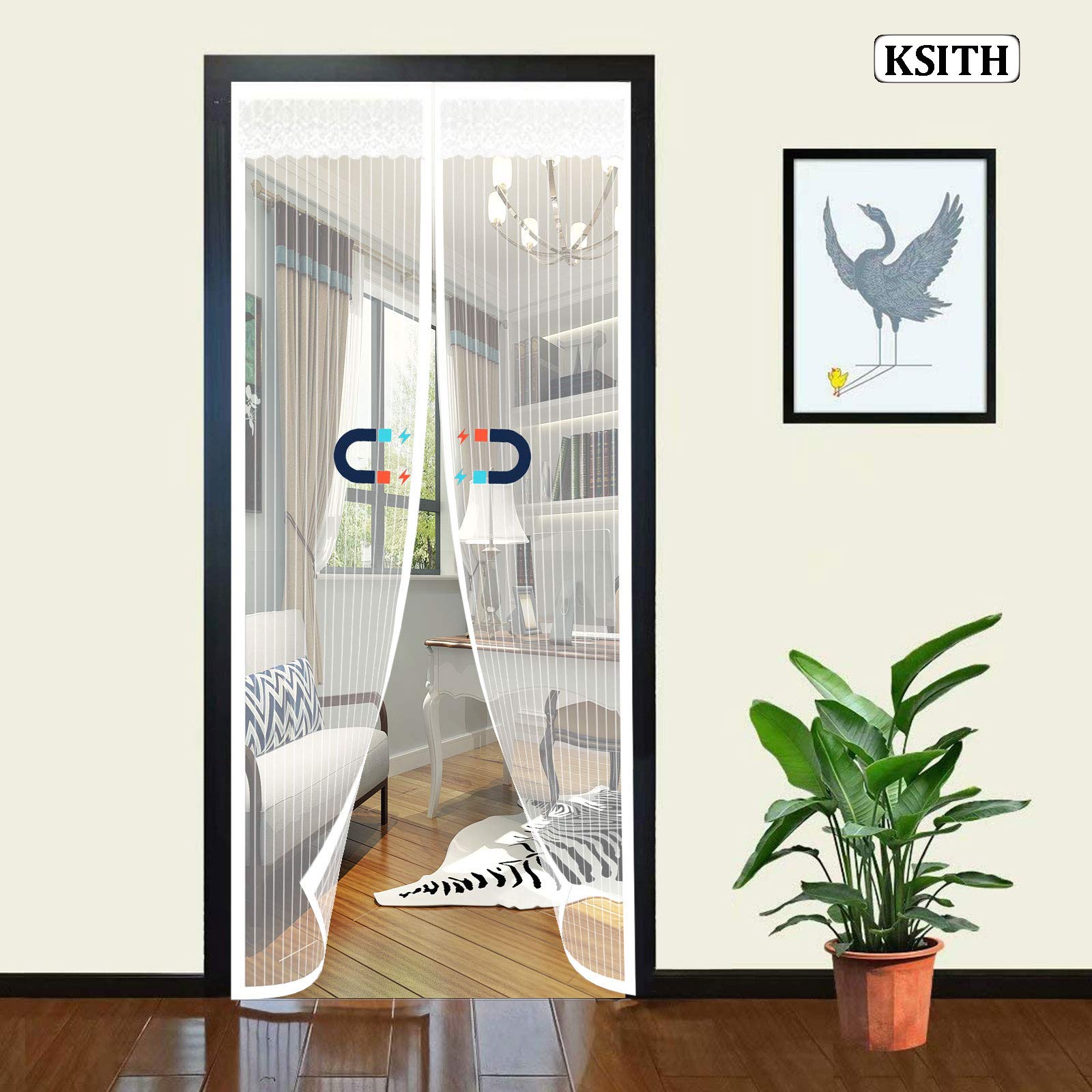 Moustiquaire Magnétique Pour Porte De Balcon, Porte Intérieure Et