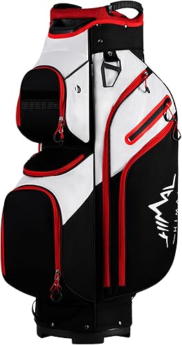 Bolsa para carrito de golf, con divisor organizador de 15 compartimentos en la parte superior con asas y cubierta contra la lluvia