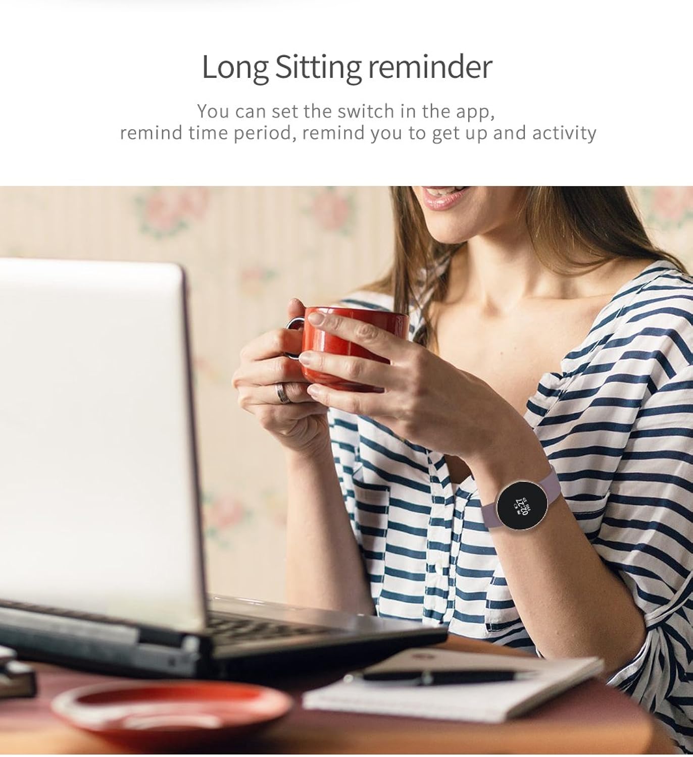 SKMEI Womens Smart Watch for Apple Android Devices with Bluetooth Fitness Sleep Monitoring Waterproof Auto Wake Screen SKMEI Womens Smart Watch for Apple Android Devices with Bluetooth Fitness Sleep Monitoring Waterproof Auto Wake Screen