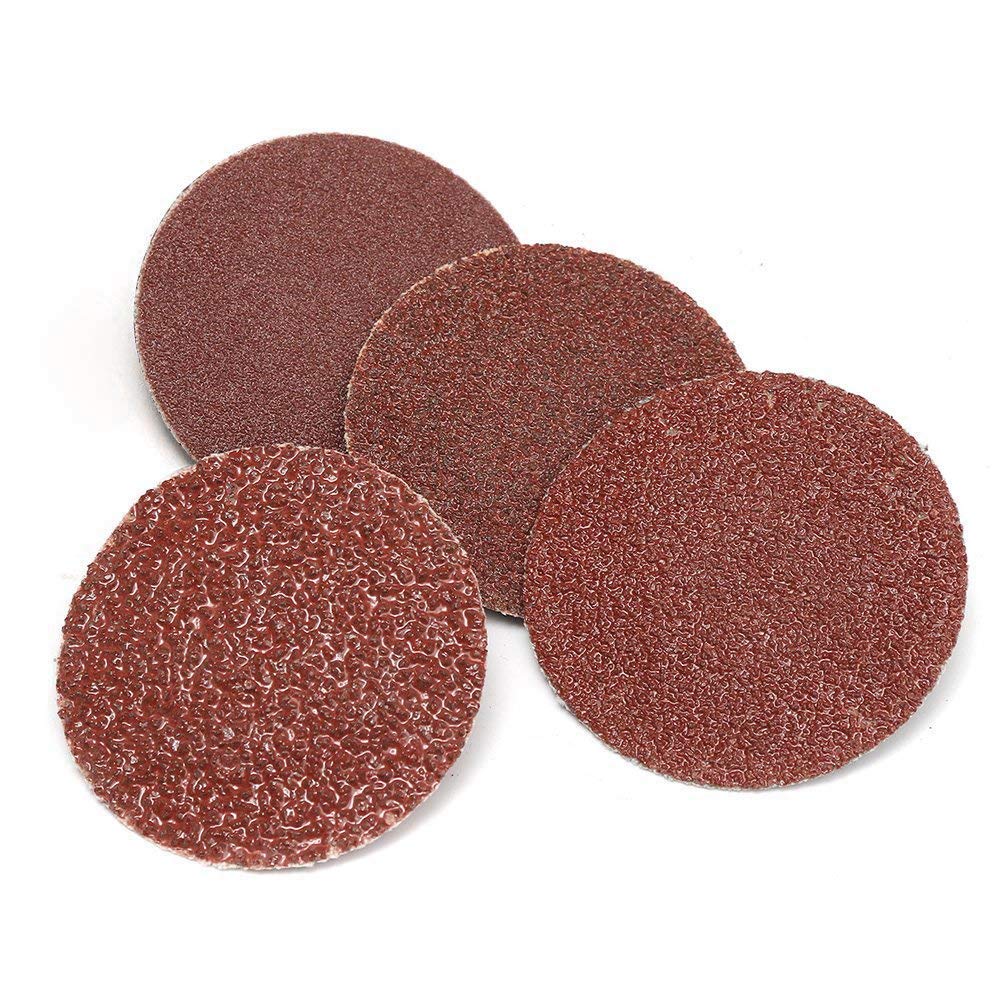 40 Disques De Ponçage Roll Lock Yakamoz 50mm - Grains 24/60/120/240 Pour Outils Rotatifs