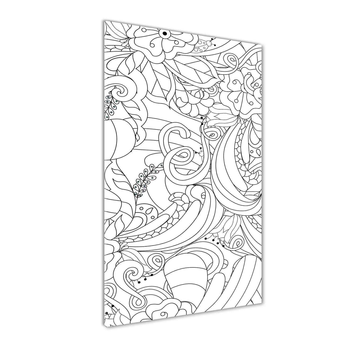 Décoration murale en verre trempé 70x140 cm de qualité supérieure Tulup