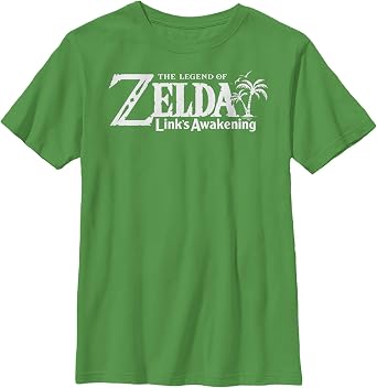 Boys Nintendo Legend of Zelda Links Awakening Switch Logo T-Shirt