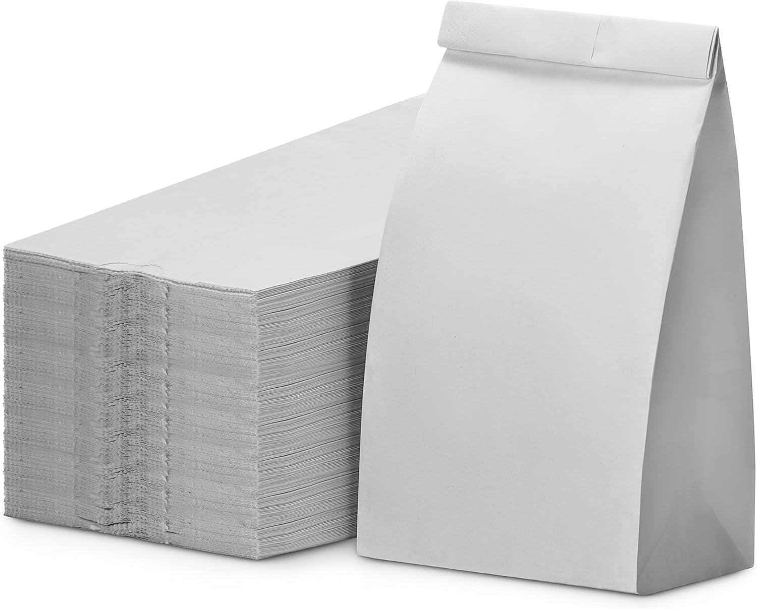 Culinware Kraft Paper Bags 2 Lb Durable White Paper Bags