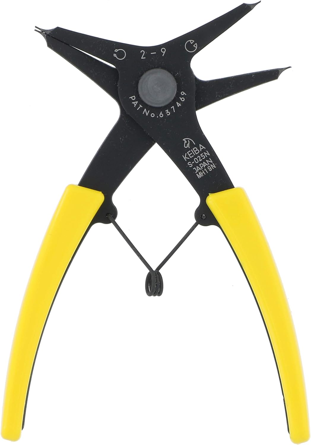 Marutohasegawakousakujo S-025 Keiba Snap Ring Plier, For Both Axle Holes