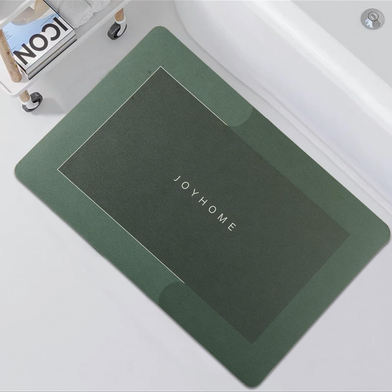 Super Absorbent Bath Mat,Quick Drying Bathtub Mat,Dish