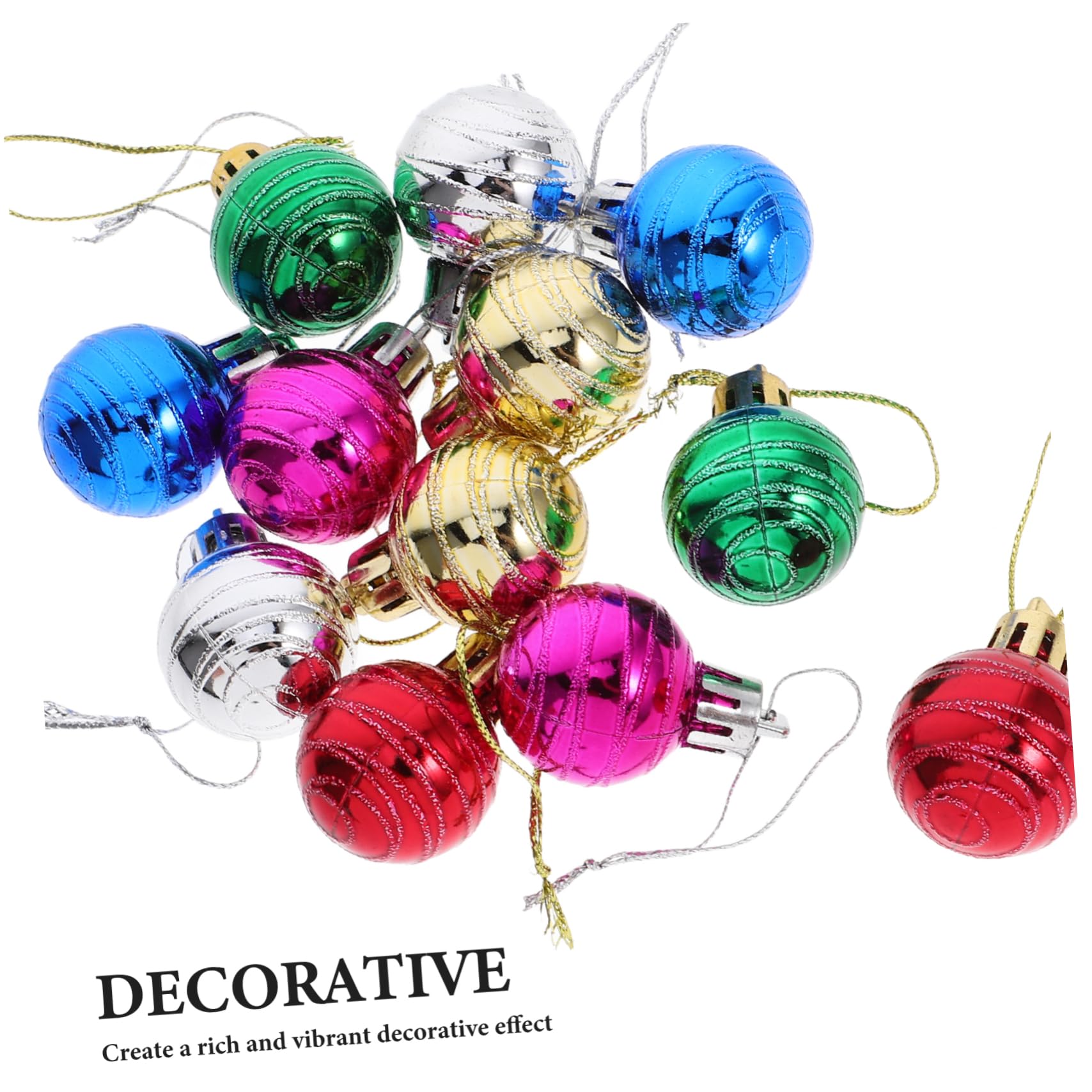 12stücke Weihnachtsbaum Dekorationen Glitzernden Kugeln Hängende Ornamente Für Festliche Feierlichkeiten Für Weihnachtsbaum Und Party-Dekorationen