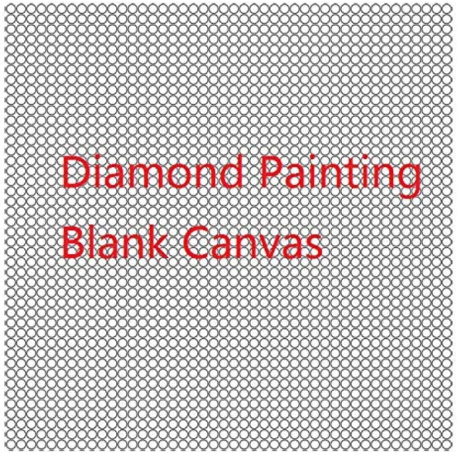 10Pcs/Lot 40x50CM Diamond Painting Canvas with Glue, Round/Square Blank Grid Canvas for Customized Art