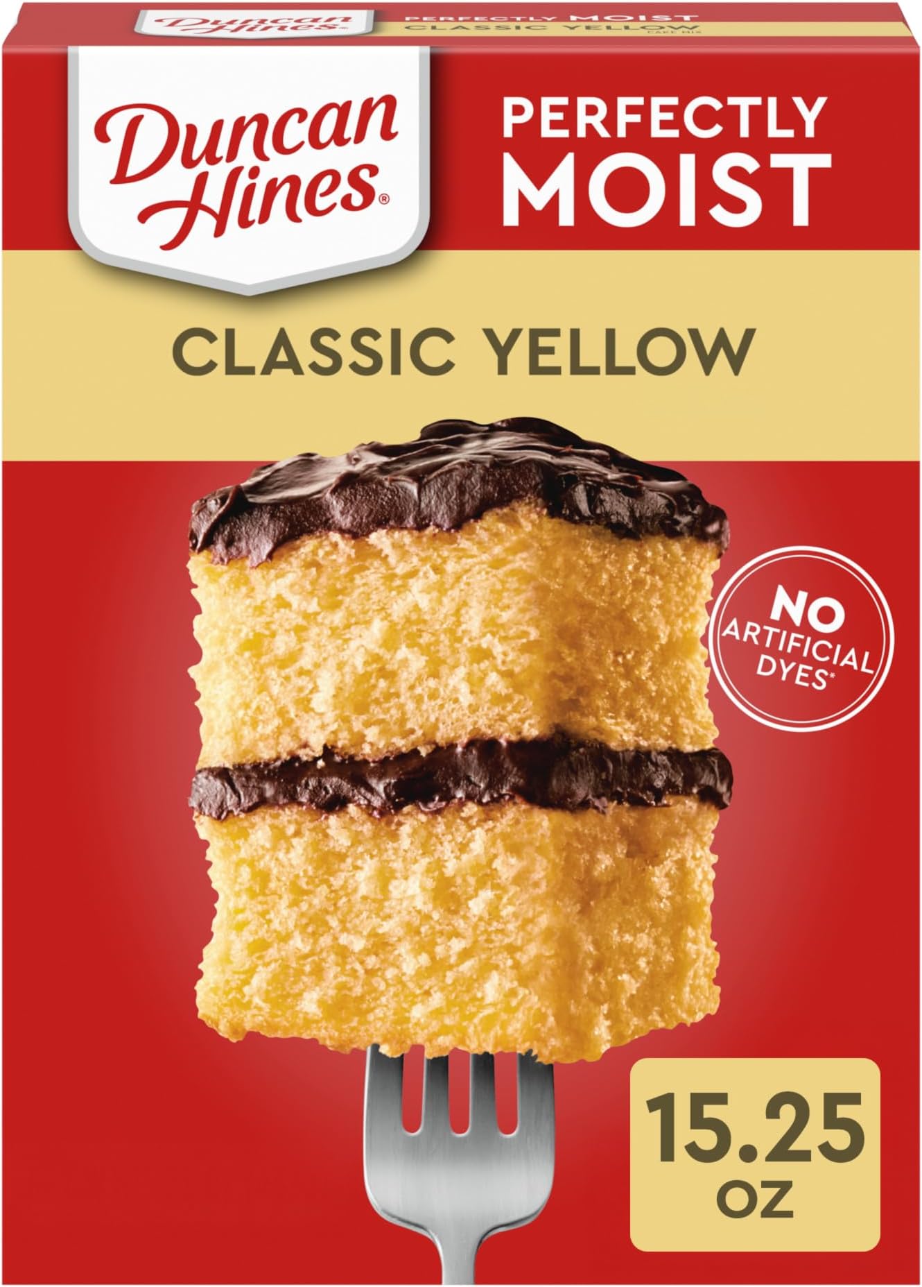 Duncan Hines Classic Yellow Cake Mix, 15.25 oz.