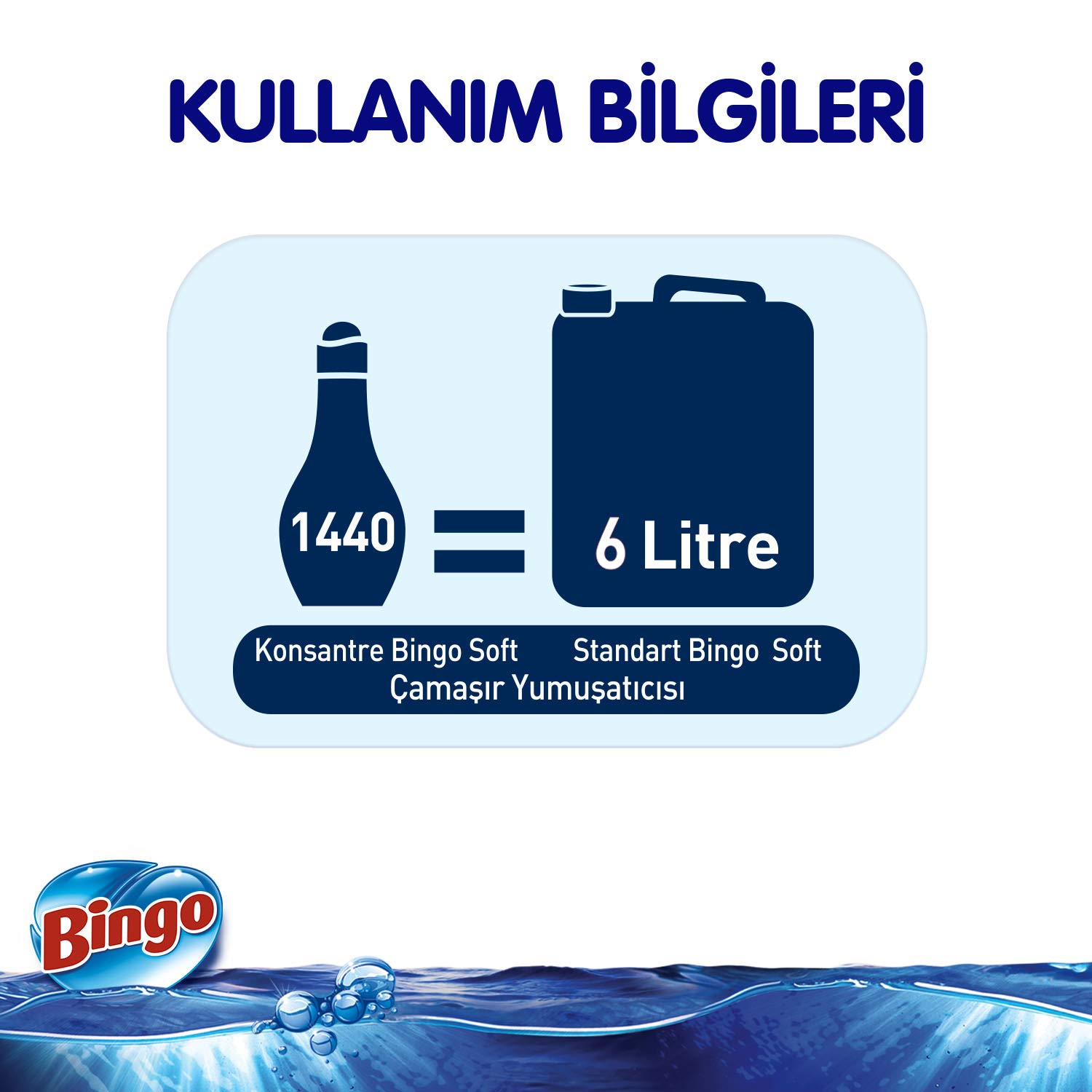Bingo Soft Konsantre Çamaşır Yumuşatıcısı, Sensitive, 1440 Ml