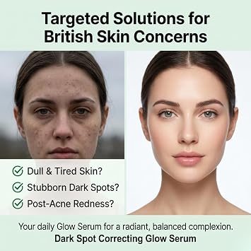 Dark Spot Corrector Serum for Face, Gentle Skin Brightening and Radiant Complexion Fluid, Target Sun Spots and Uneven Skin Tone, Vegan and Cruelty-Free Skincare for Women and Men, 30ml