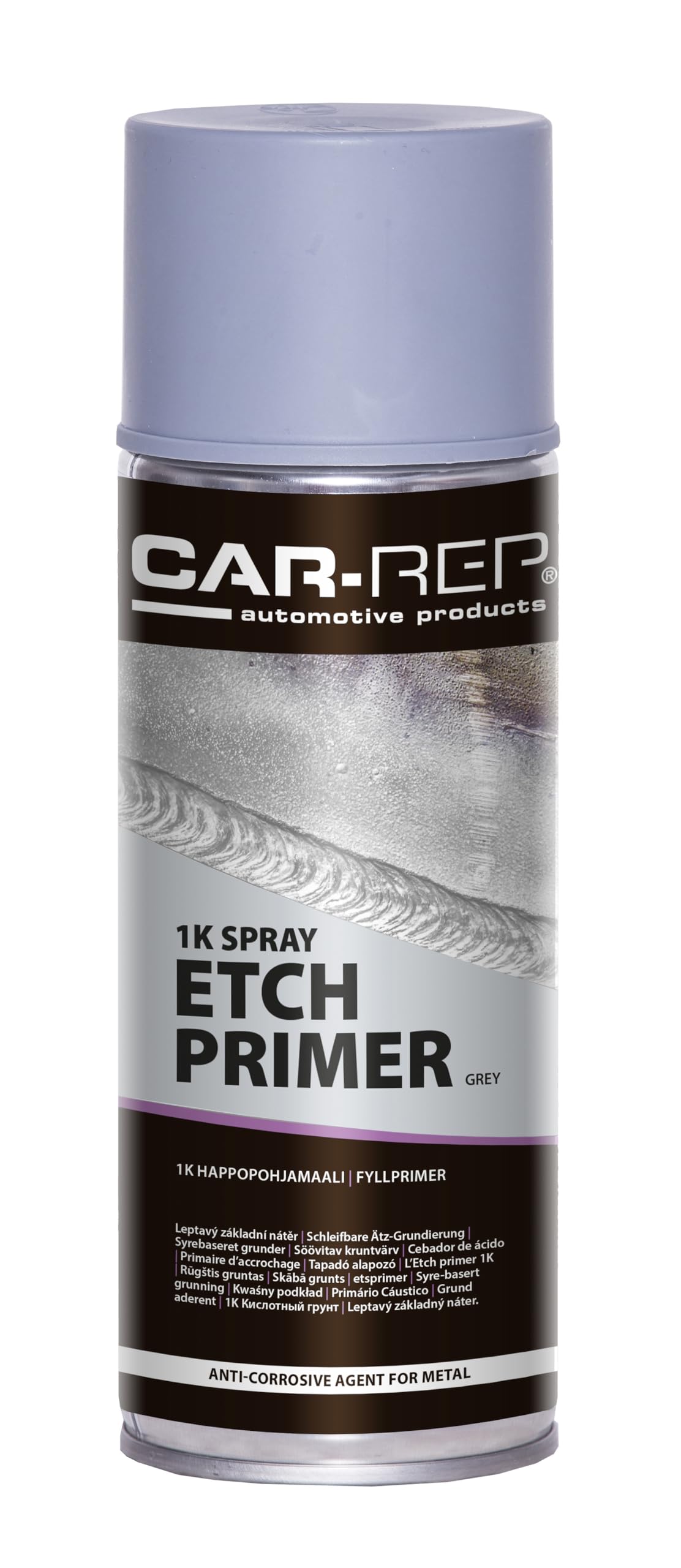 Car-Rep 1K Etch Primer 400Ml Spray Paint Anti-Corrosion Fast Drying Adhesion