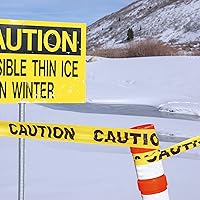 Vista 2 de Goldblatt Cinta de precaución, paquete de 2 rollos de cinta de precaución amarilla, 3 pulgadas x 1000 pies, cinta de seguridad de advertencia