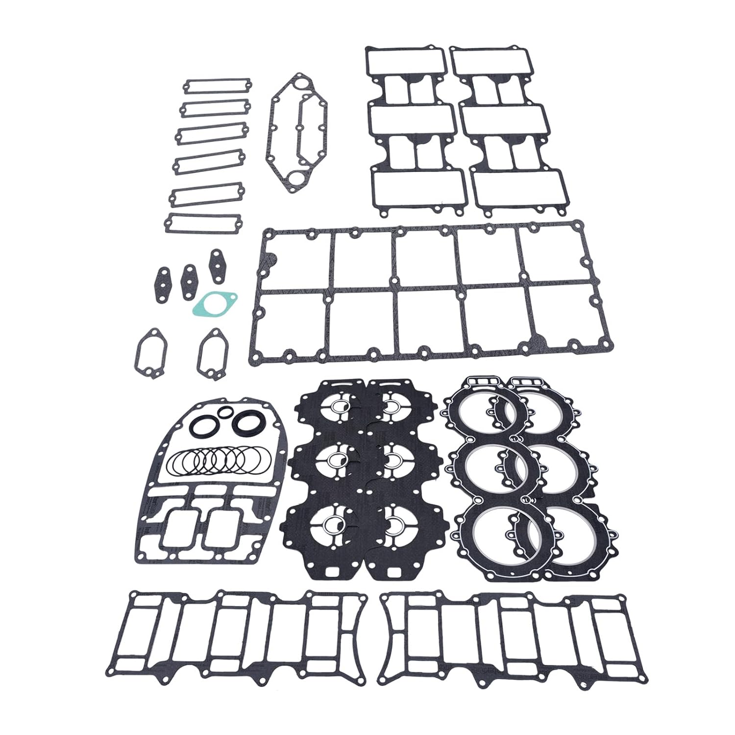 Power Head Gasket Kit/Gasket Set 61A-W0001-A1-00 Replace for Yamaha Outboard 1996 225-250HP V6/6CYCL.2 Stroke