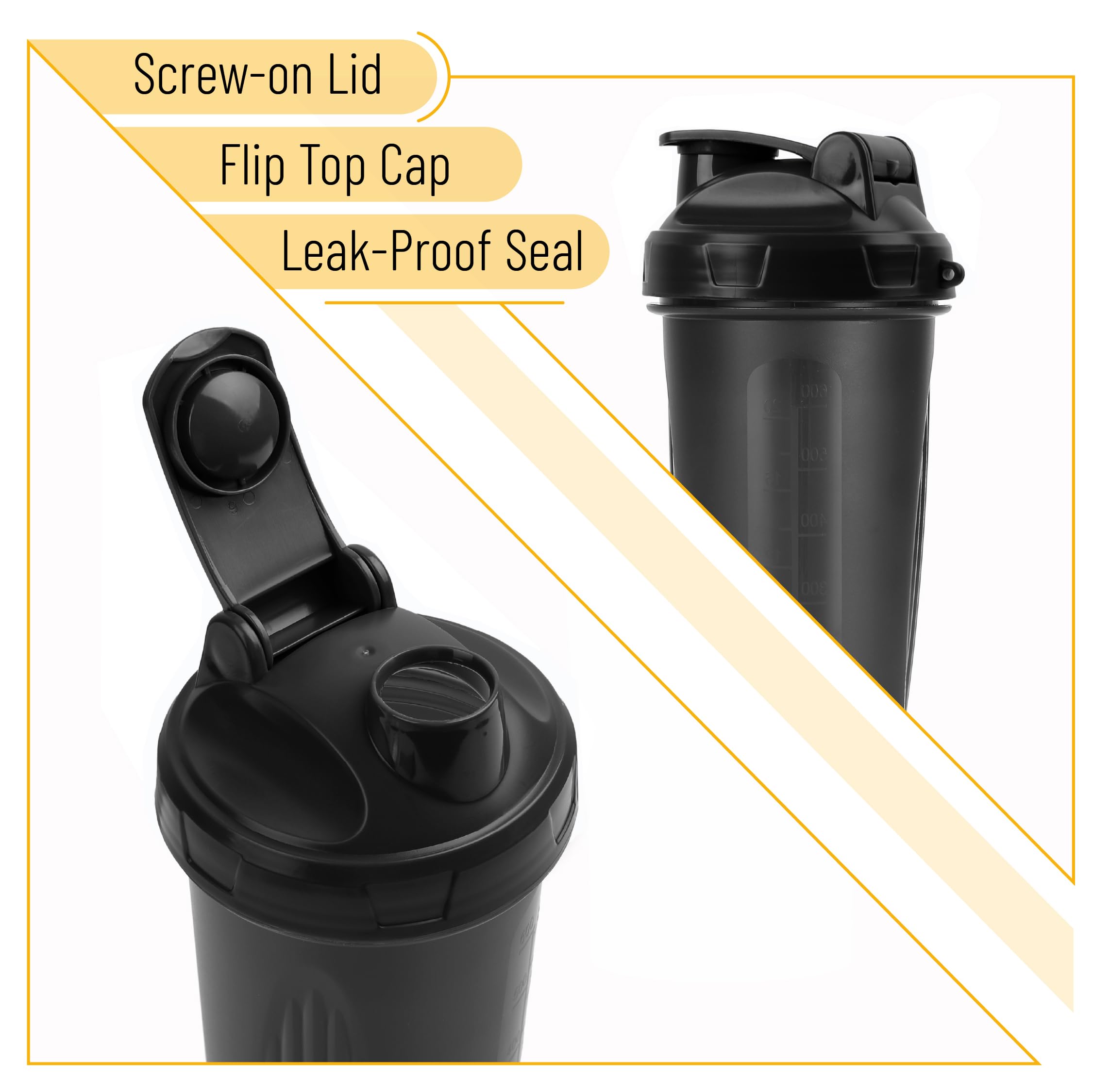 Mr. Pen- Shaker Bottles for Protein Mixes, 28 oz, Leak Proof — Amazon image 4