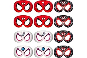 Spider-man Masks for Kids Party - Superhero Birthday Party Supplies Decorations