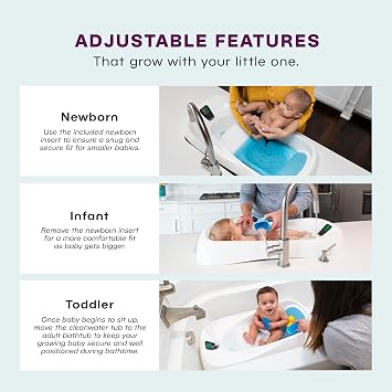 4moms, Baby Bath Tub, White