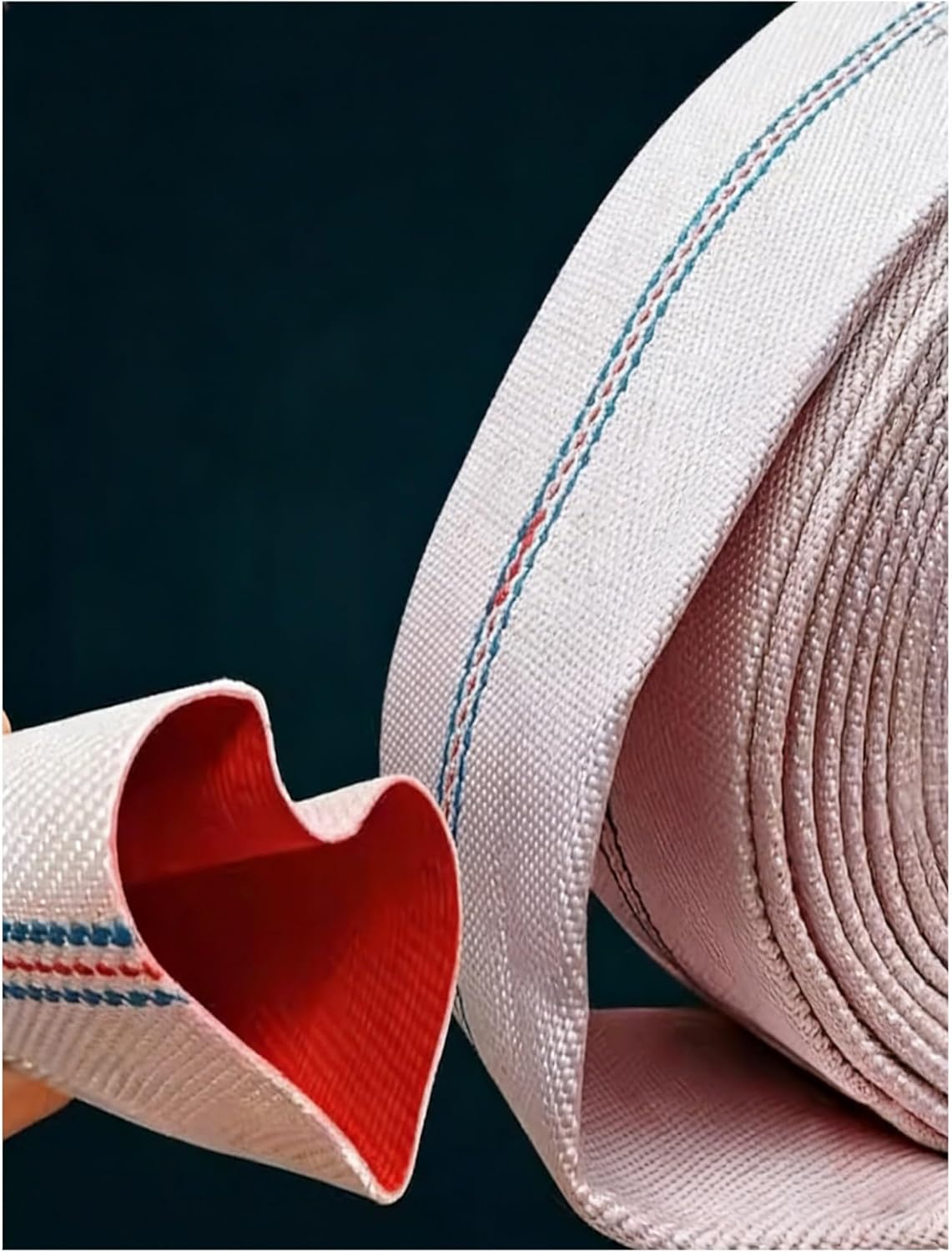 Heavy Duty Layflat Hose, Abrasion Resistant Flexible Water Irrigation Hose for Farming, Agriculture, Industrial Water Transfer(Diameter 6inch)