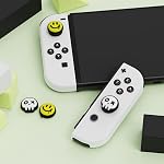 PlayVital Poignées de pouce mignonnes pour commutateur Nintendo/OLED/Lite, bouchons de pouce de poignée de joystick Couverture analogique pour contrôleur de nintendo interrupteur Joycon Accessoires - Heureux & Style de Gloomie B