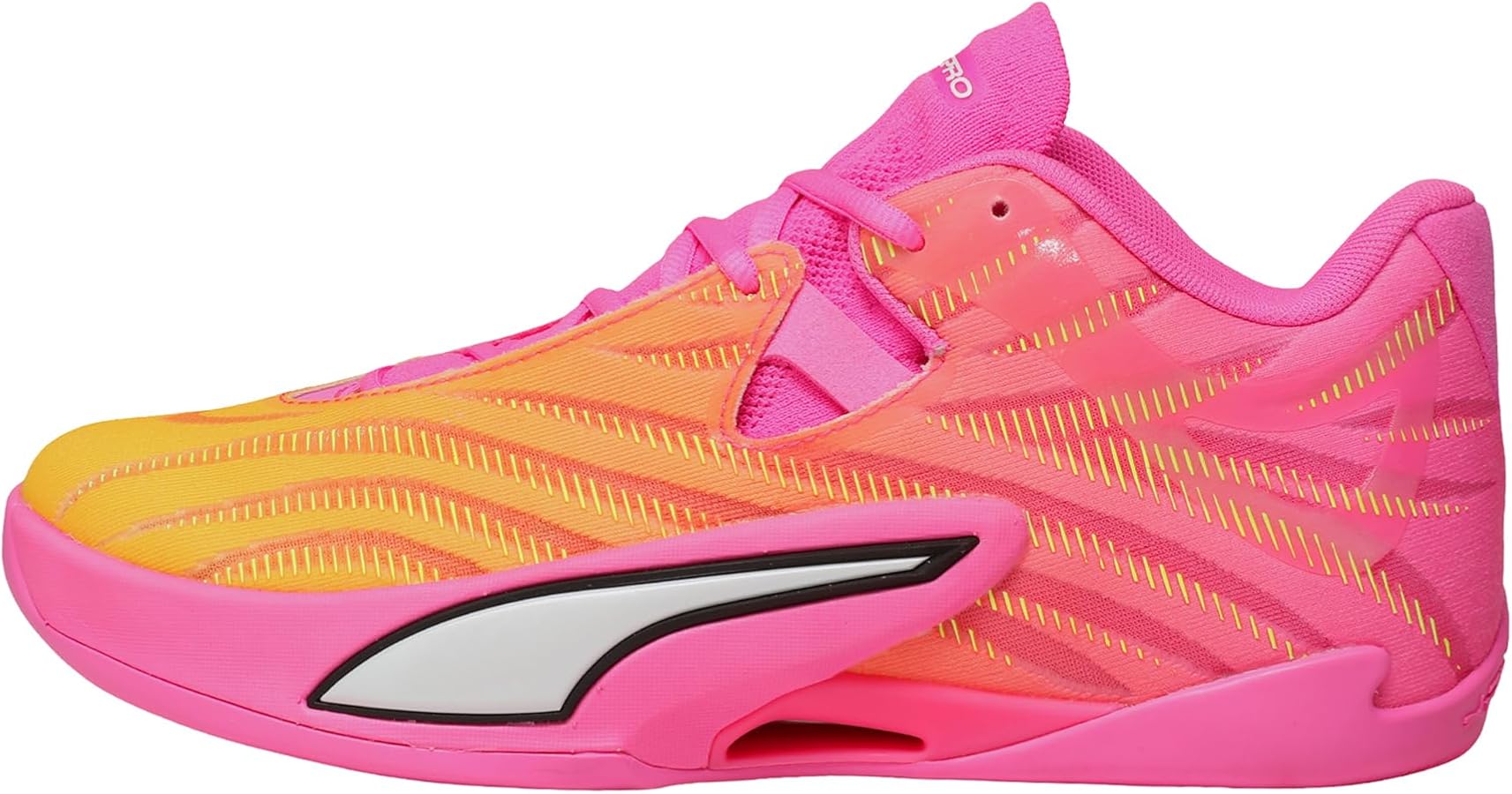 Puma バスケットボールシューズ ピンク/イエロー Amazon | [プーマ] バスケットシューズ バッシュ オールプロ ニトロ 2