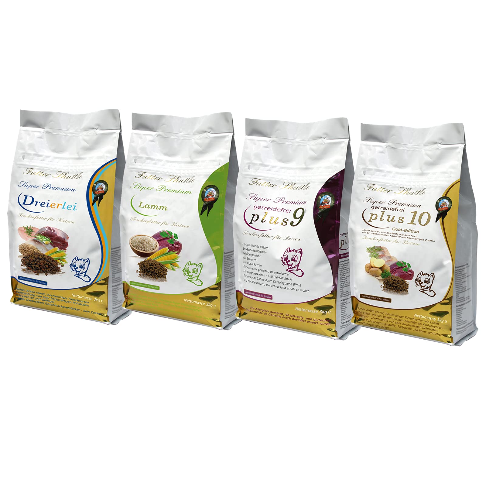 Angebot Katzen Trockenfutter. 4 x 3kg Spitzenqualität. Super Premium Katzenfutter Trocken in der höchsten Güte als Sparpaket