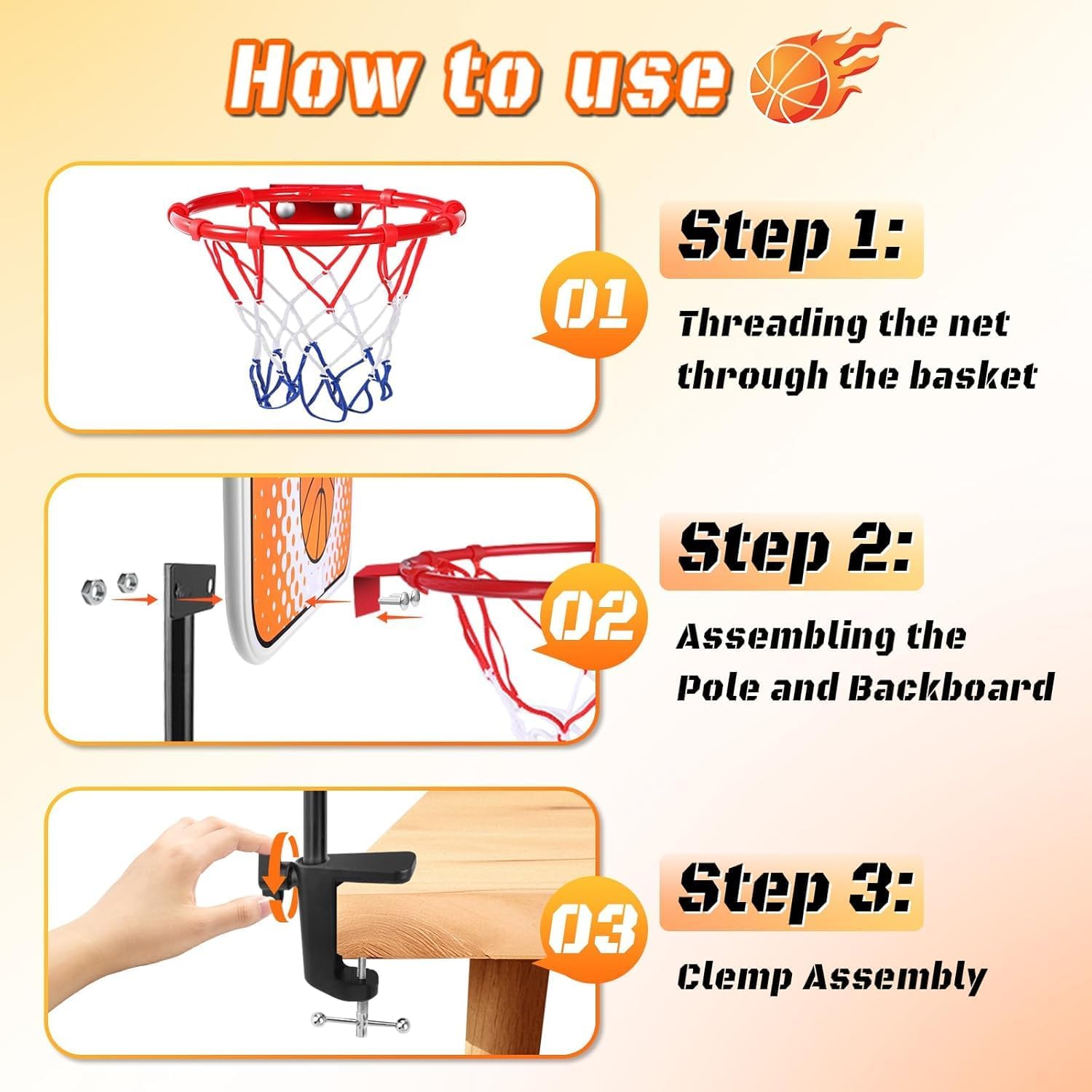 Toddler Basketball Hoop Indoor, Basketball Hoop for Kids Mini Kids Hoops for Outdoor Indoor Goal for Sport Toys Christmas Birthday Gift