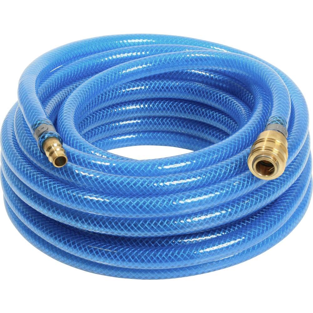 as - Schwabe Tuyau à Air Comprimé avec Doublure Textile en Polyester Série 2050 10 m de Tuyau Compresseur 9 x 3 mm en PVC Raccord Rapide et Embout Enfichable Bleu | 12706