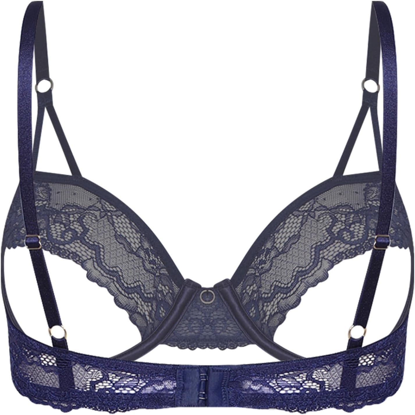 Oyolan Women Hollowing Out Caged Bra Harness Brassiere