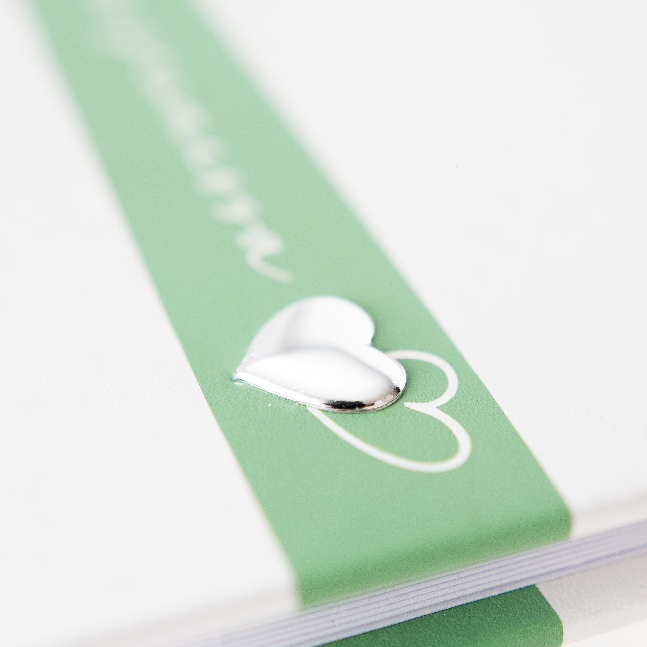 Valenti & Co - Album Fotografico Matrimonio Portafoto con dettaglio in Argento. Ideale Come Regalo per i Futuri Marito e Moglie, Promessa di Matrimonio