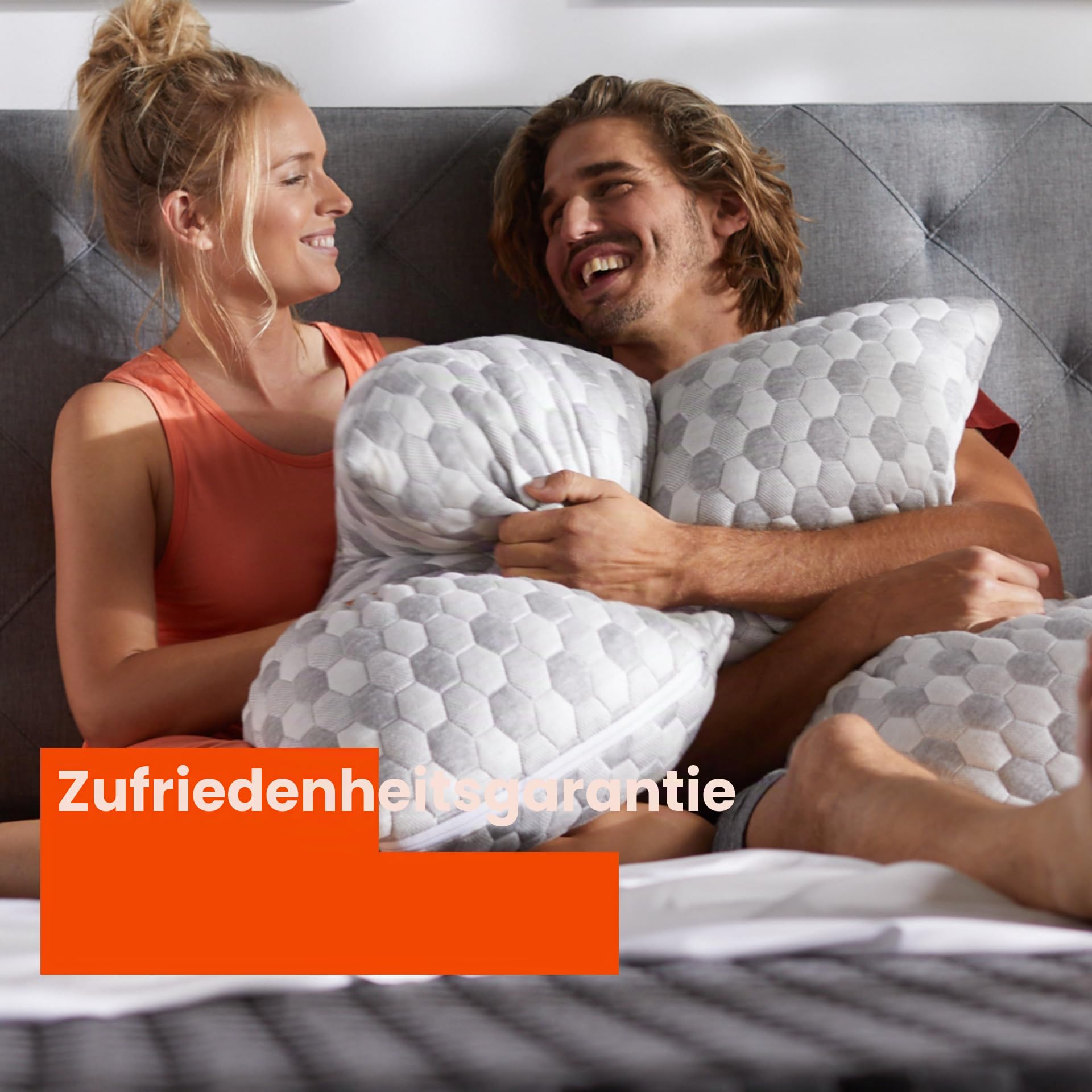 Layla Sleep verstellbares Kapok-Kissen, luxuriöses Kühlkissen, Queen-Size-Bett, stützend für Kopf und Nacken, natürliches Material, leicht und luftig