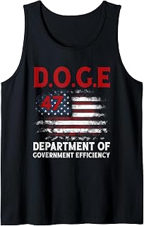 Doge Shirt Doge Department Of Government Efficiency Tank Top