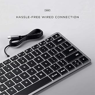 Slim W1 Wired Backlit Keyboard