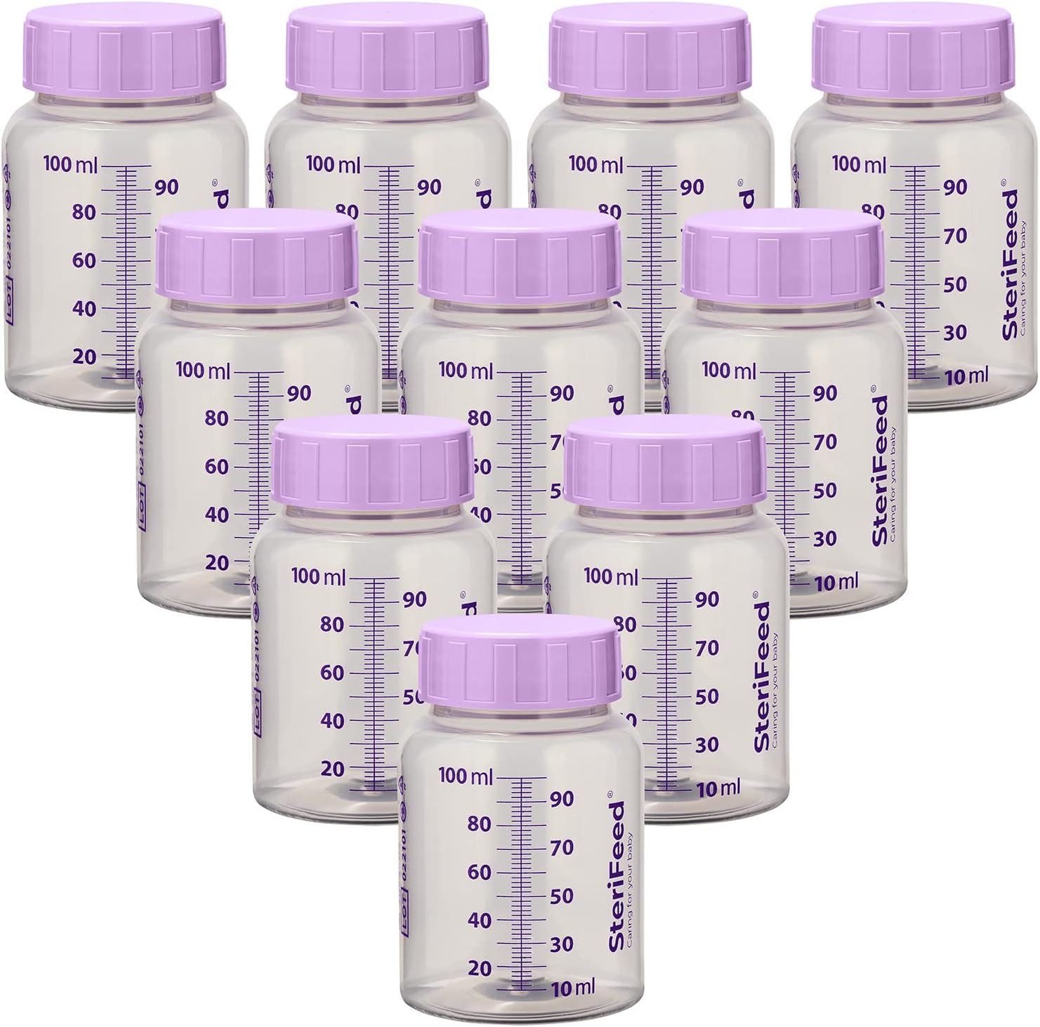 Sterifeed Baby Bottle, Disposable, Sterile, 100ml, Pack of 10