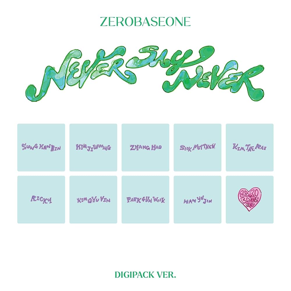 ZEROBASEONE ZB1 NEVER SAY NEVER コンプ デジパ ZEROBASEONE THE 1ST FULL ALBUM ❝𝙉𝙀𝙑𝙀𝙍 𝙎𝘼𝙔