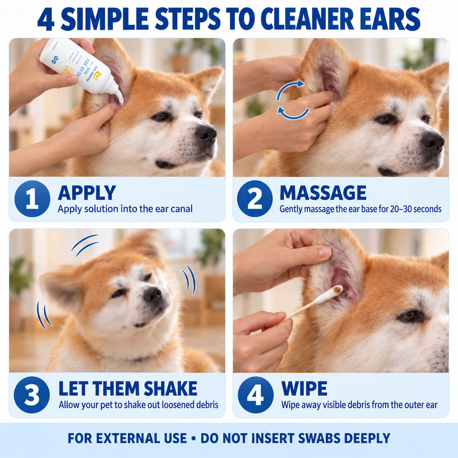 Tris Flush Cat & Dog Ear Cleaner | Pet Ear Infection Treatment — Amazon image 7