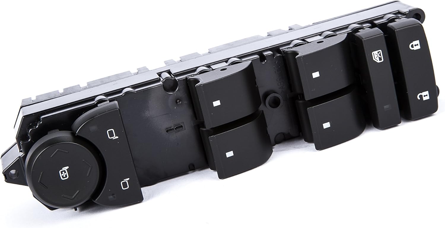 GM Genuine Parts D1431H (20869850) Driver Side Door Lock, Mirror, and Window Switch