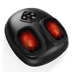 COMFIER Foot Massager with Heat Shiatsu Foot Massager Machine for Plantar Fasciitis Keading Compression for Neuropathy Pain Fits