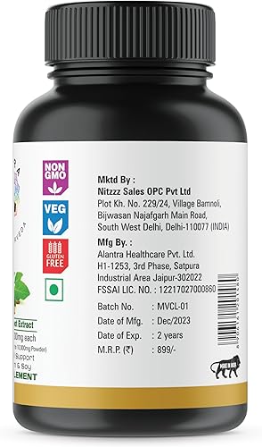 Miniatura 3 de MUFASA Ashwagandha orgánica equivalente a 10,000 mg  120 cápsulas veganas  Polvo de Ashwagandha orgánico puro y extracto de raíz cápsulas  Alivio