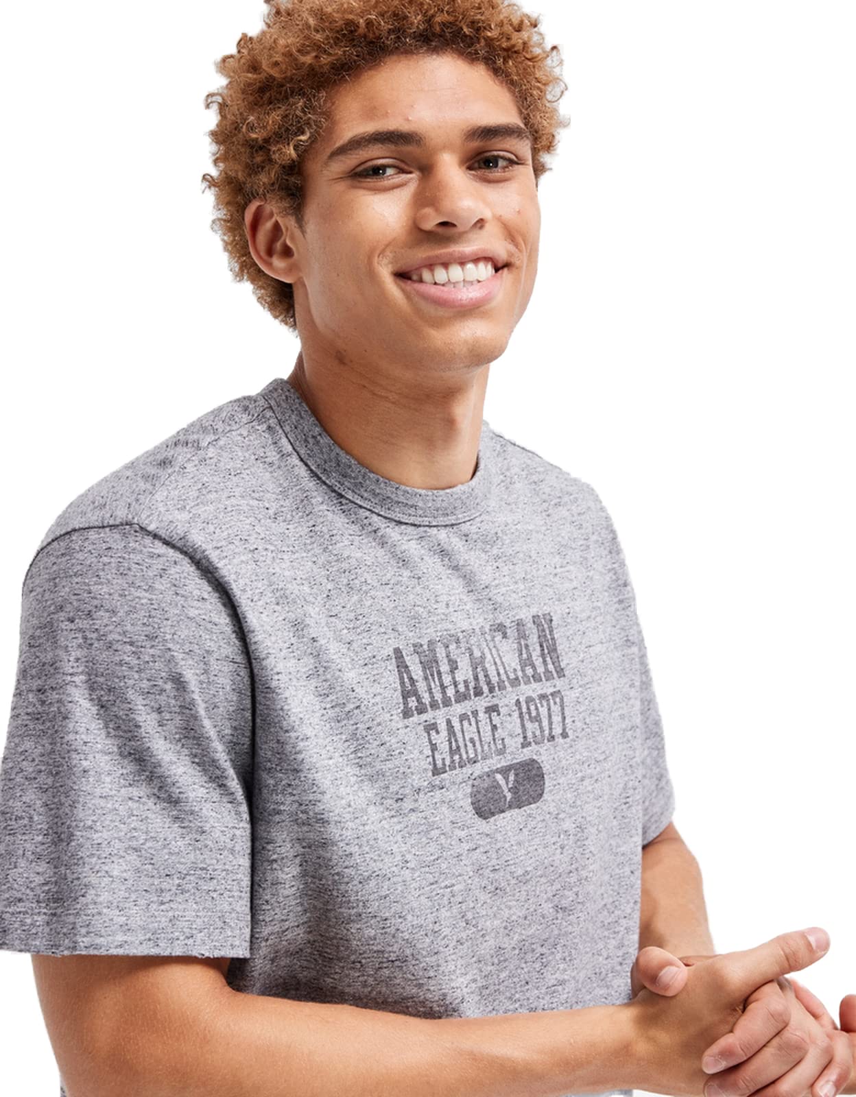 American EagleMens Screen Print Graphics T-Shirt (pack of 1)