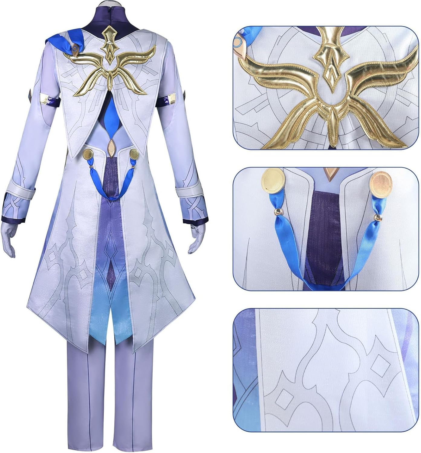 Men Cosplay Costume Halloween Uniform Earrings Uniform Full Set Men Man Woman Halloween Carnival Role Play