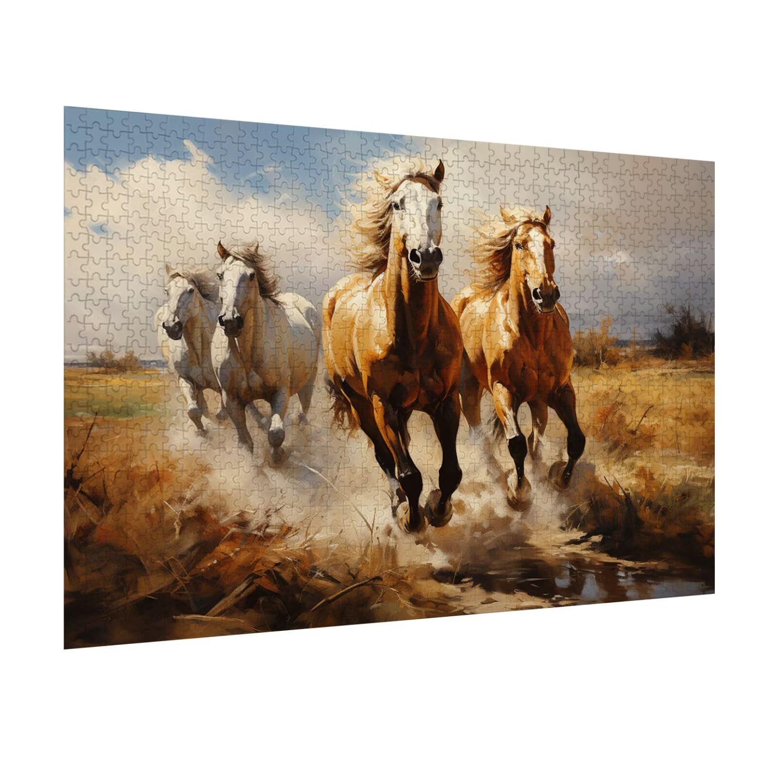 Puzzle 4000 Teile Pferd Herausforderndes Klassische Puzzles, n-469