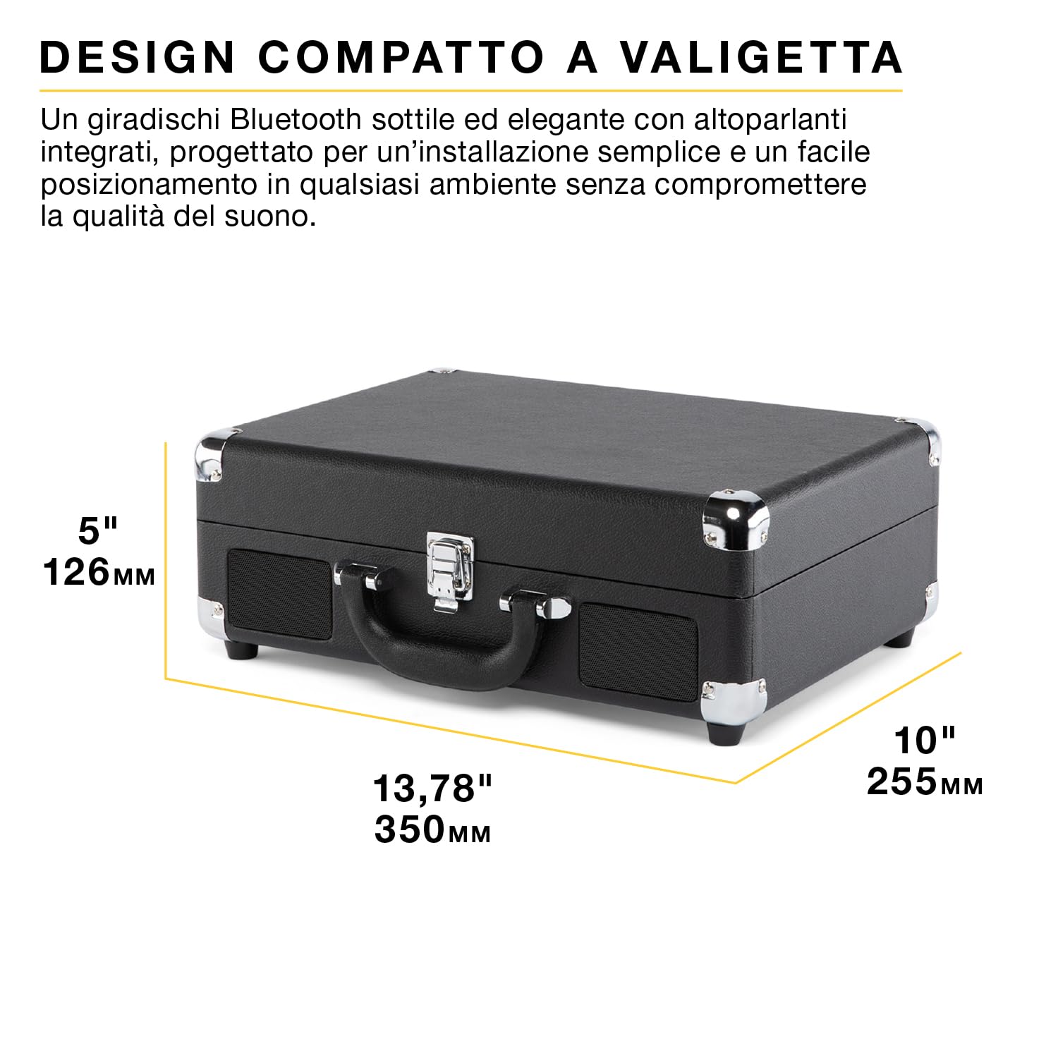 Victrola Journey II (Modello 2025) – Giradischi Bluetooth a Valigia 3 Velocità con Altoparlanti Stereo Integrati e Bassi Potenziati, Bluetooth Bidirezionale, Uscite RCA e Cuffie (Rosa)